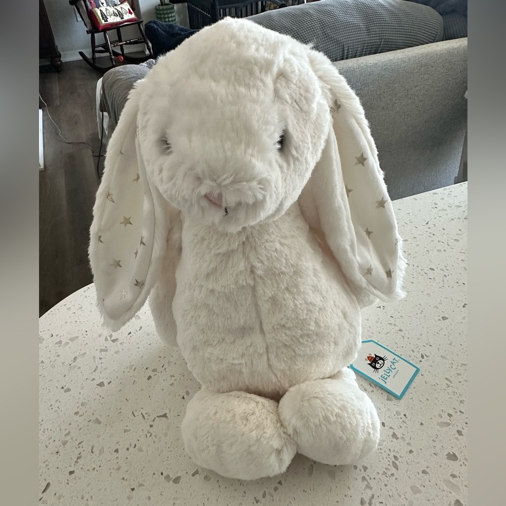 JellyCat Medium Bashful Twinkle Bunny NWT